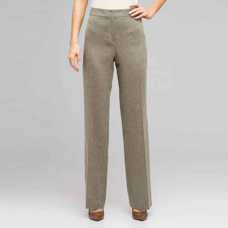 Flat Front Pant, Fern Multi, large image number 0
